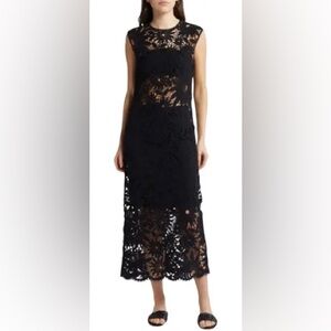 Ted Baker London. Corha Floral Lace Midi Dress
